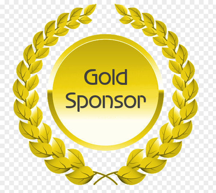 Gold Sponsor Advertising Organization Logo PNG