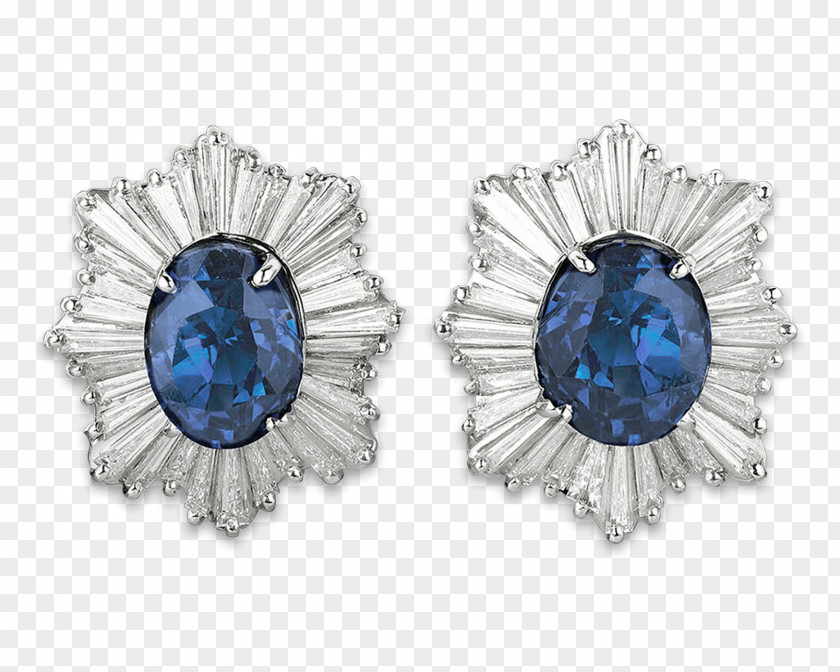 Sapphire Earring Jewellery Diamond Carat PNG