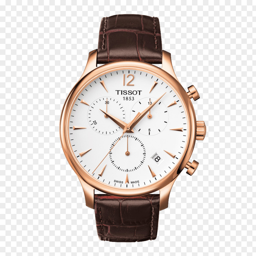 Watch Tissot Men's Le Locle Powermatic 80 Tradition Chronograph PNG