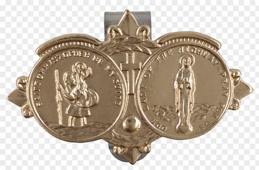 Brass Bronze Medal Silver Aquinas & More Catholic Goods PNG