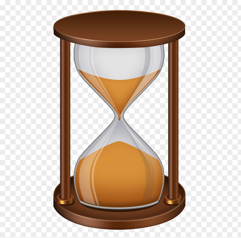 Brown Hourglass Sands Of Time PNG