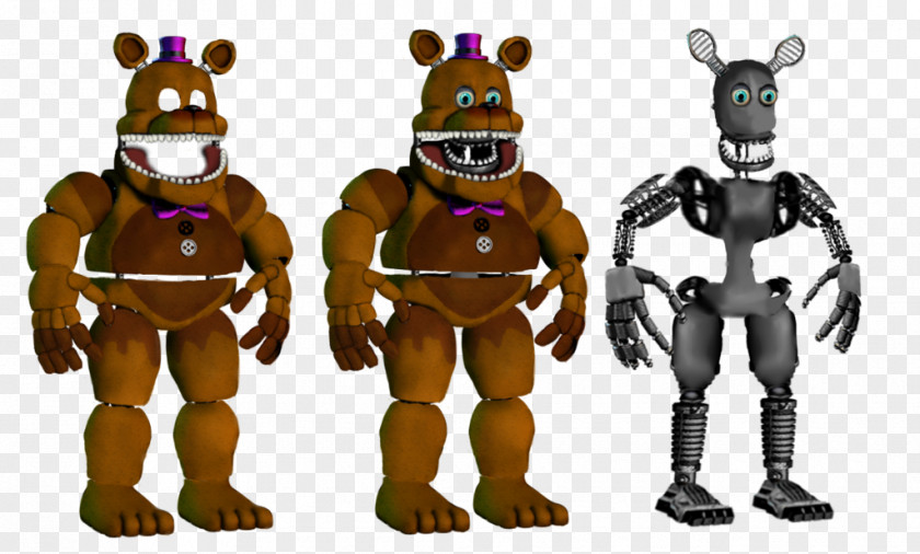 Five Nights At Freddy's 4 Animatronics Action & Toy Figures PNG