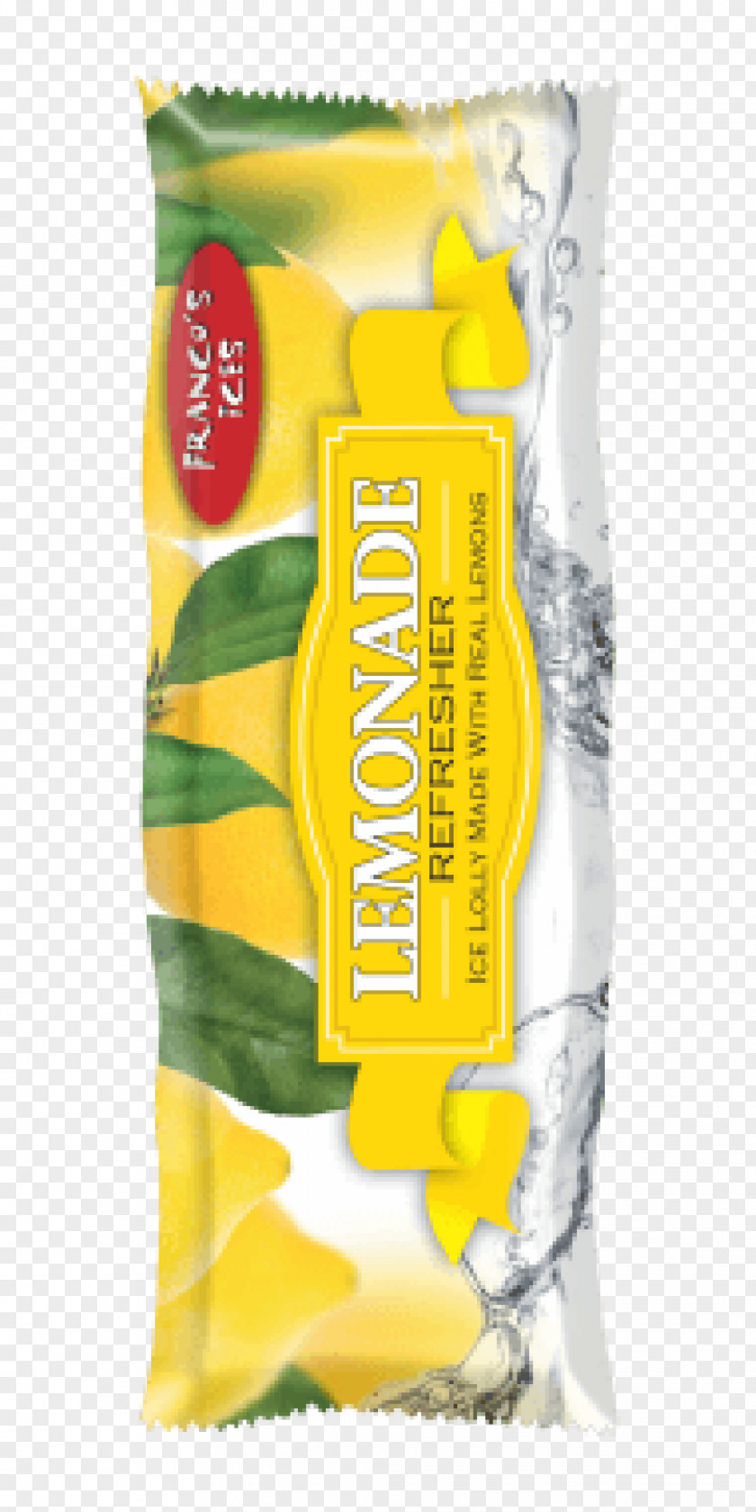 Junk Food Ice Pop Lemonade Franco Ices Ltd PNG