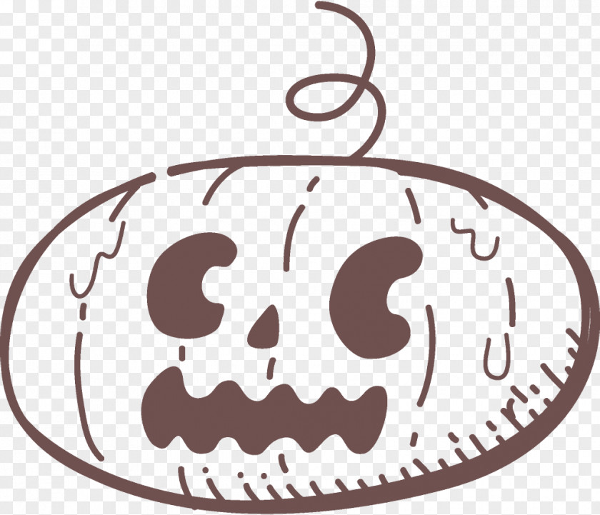 Oval Holiday Ornament Jack-o-Lantern Halloween Pumpkin Carving PNG