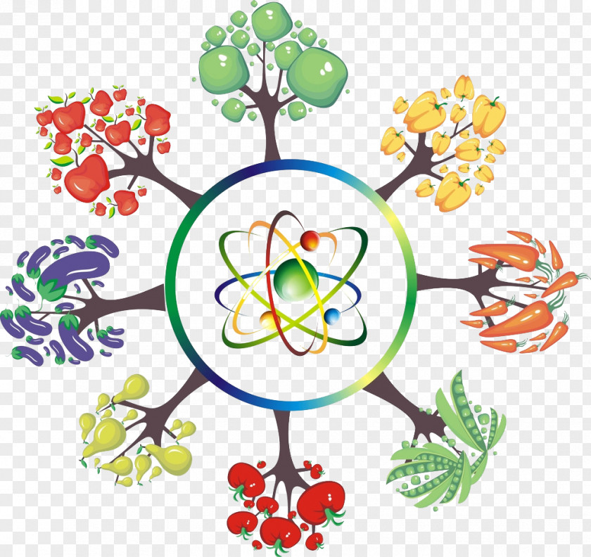 Tomato Trees And Other Big Floral Design Graphic Tree PNG