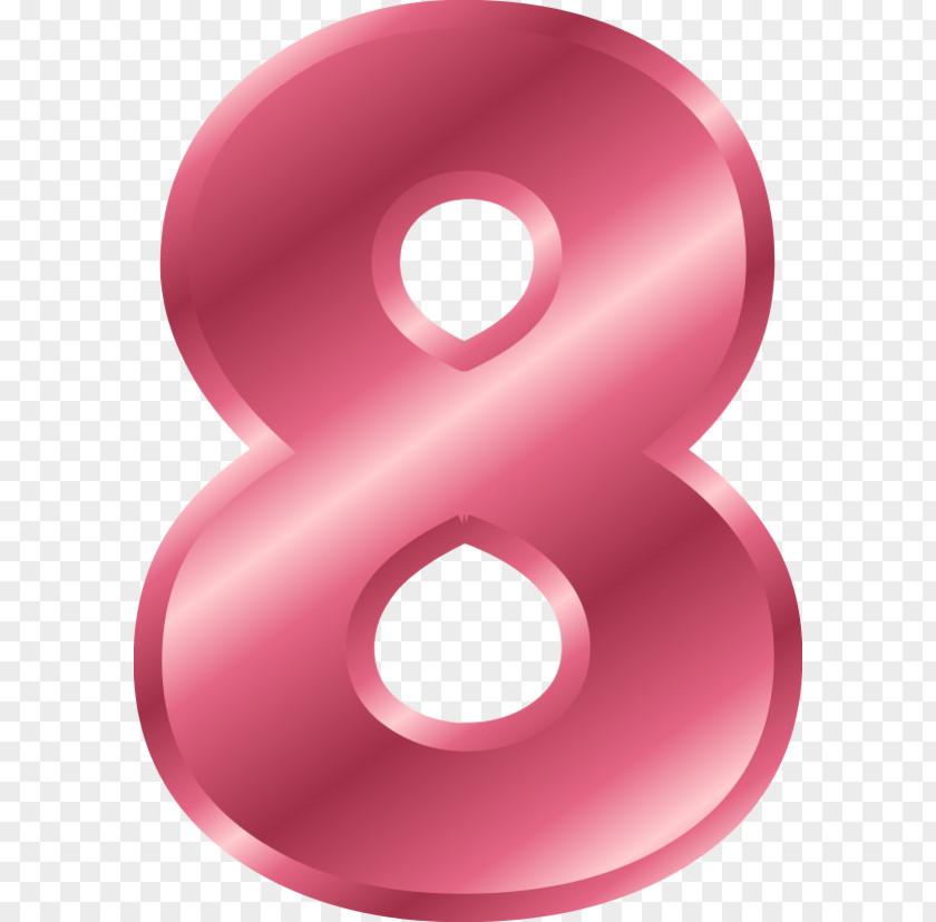 Eight Vector Number Clip Art PNG
