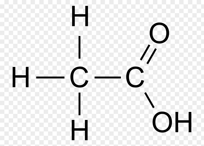 No Chemical Added Acetic Acid Structural Formula Carboxylic PNG