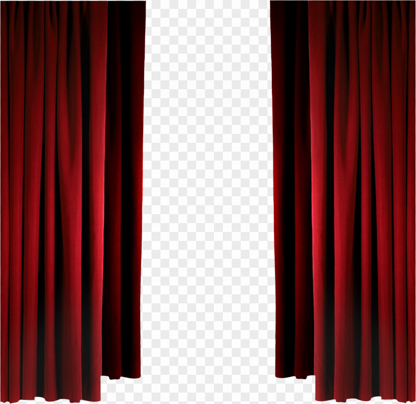 Red Curtains Window Treatment Curtain Cortinas Rojas Drapery PNG