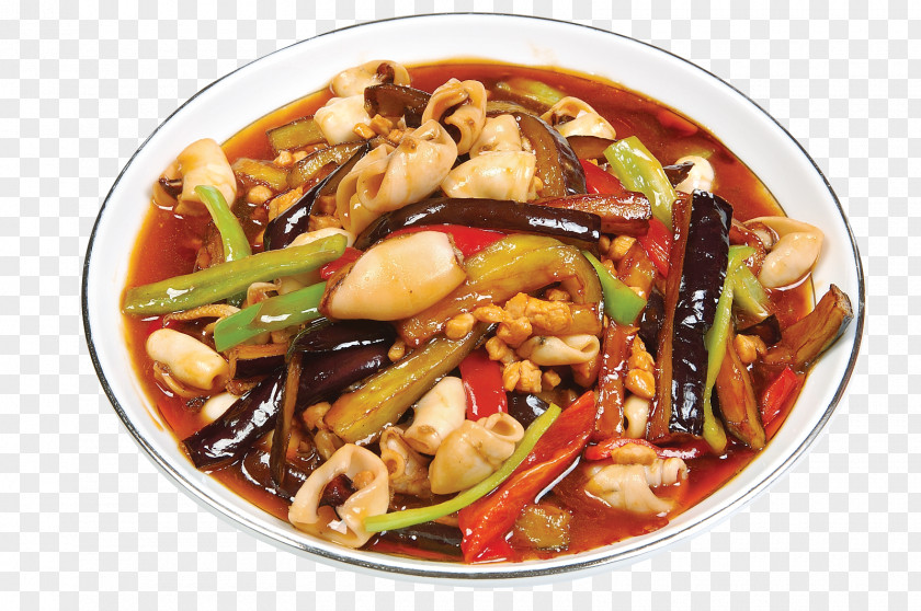 Sea Rabbit Chopped Eggplant Kung Pao Chicken Red Curry Seafood Chinese Cuisine Recipe PNG