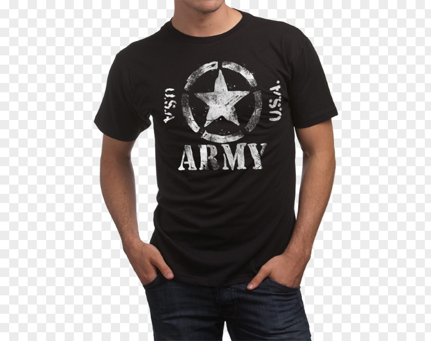 Army Star T-shirt Sleeve Clothing Neckline PNG