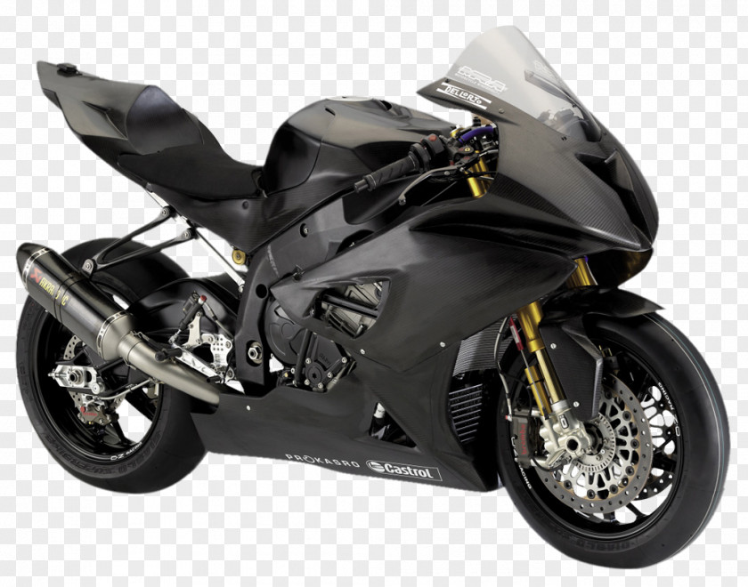 Black BMW S1000RR Sport Motorcycle Bike Car PNG