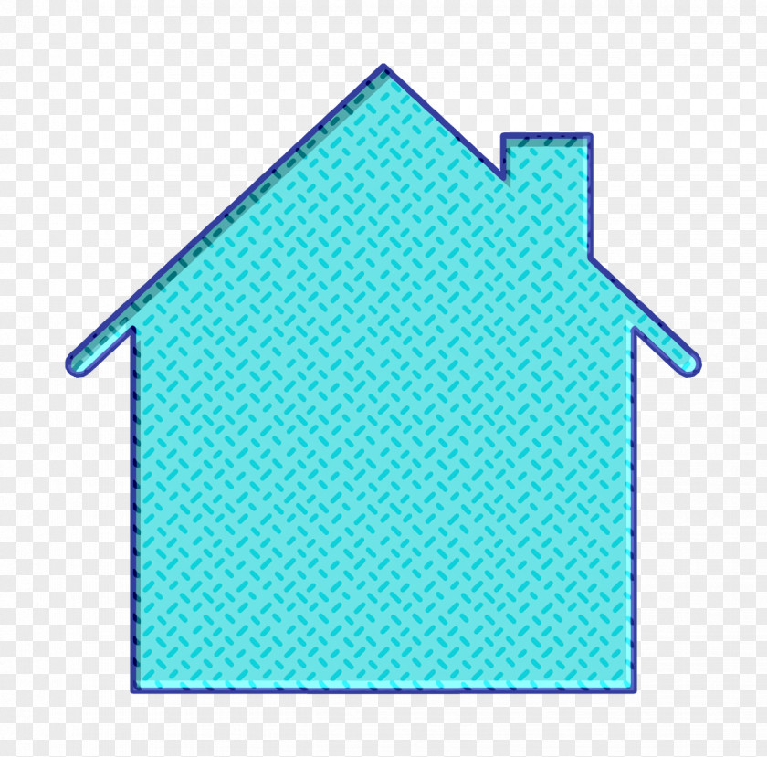 Electric Blue Azure Essential Icon Home PNG