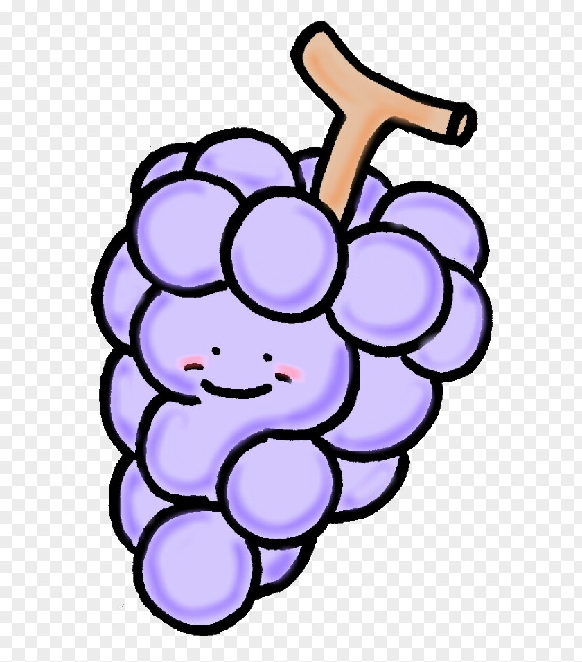 Grape Common Vine Clip Art Illustration Character PNG