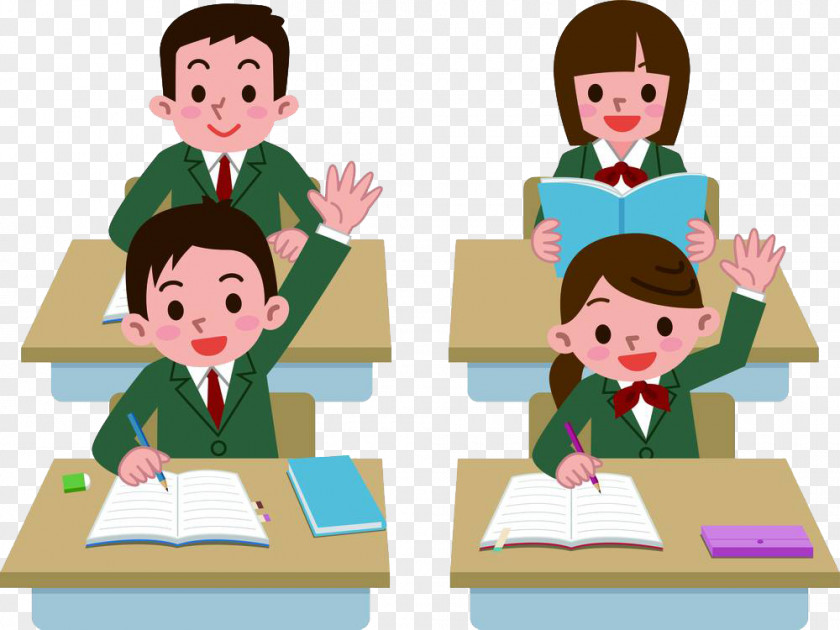 Hands Up Students Student Royalty-free Class Clip Art PNG