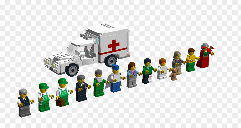 Lego Ambulance Station Product Design Toy Block PNG
