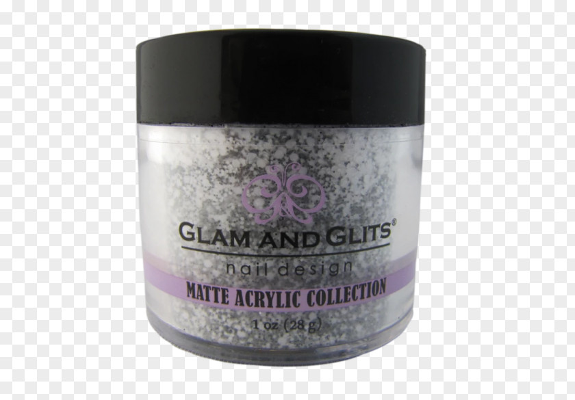 Shellac Nails Matte Cream Cosmetics Purple Glitter Product PNG