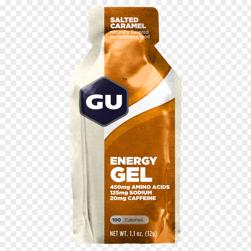 Caramel GU Energy Labs Gel Drink Carbohydrate Calorie PNG