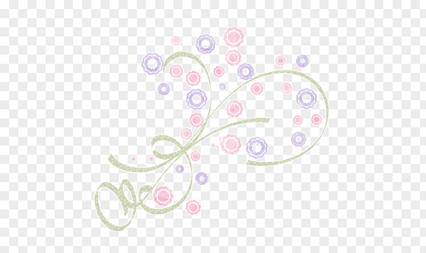 Circle Pink M Sticker Font PNG