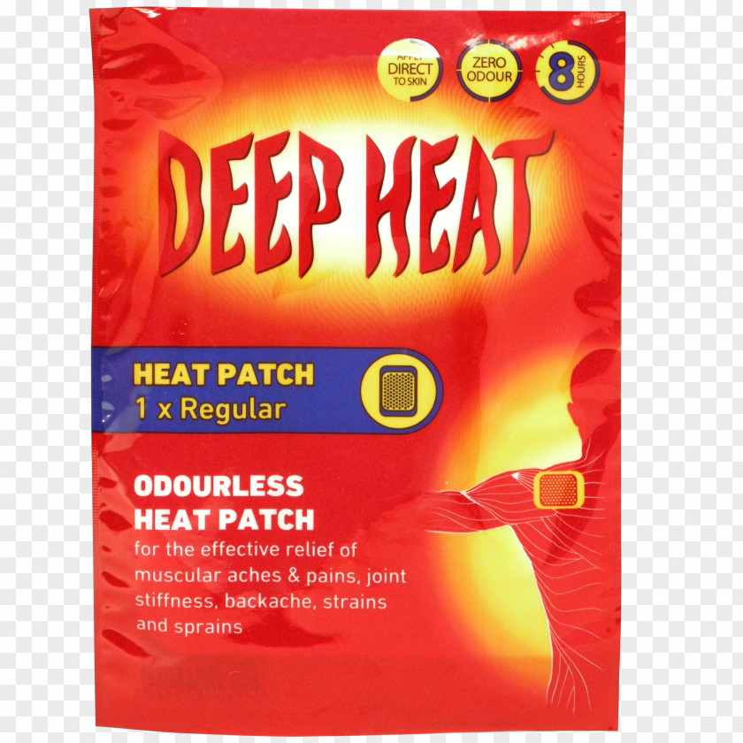 Deep Heat Patch Heating Pads Back Pain Human Management PNG