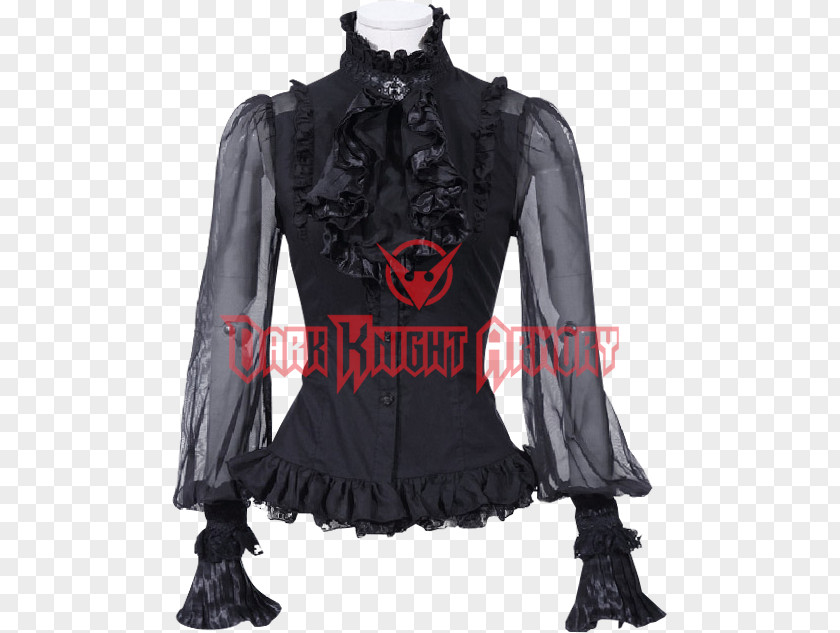 T-shirt Gothic Fashion Blouse Ruffle PNG