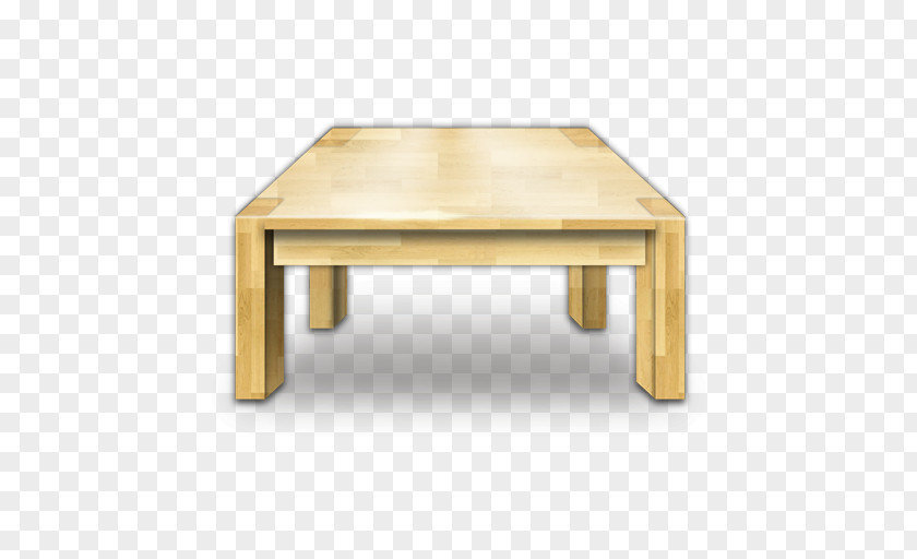 Wooden Table Furniture Living Room Icon PNG