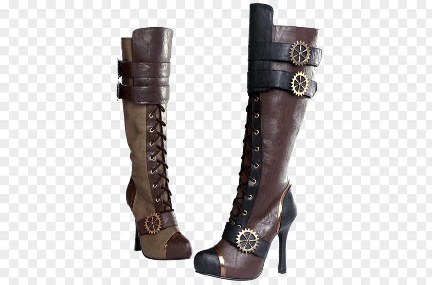 Boot Knee-high Steampunk Fashion PNG