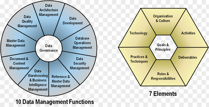 Four Elements Data Management DAMA International Information PNG