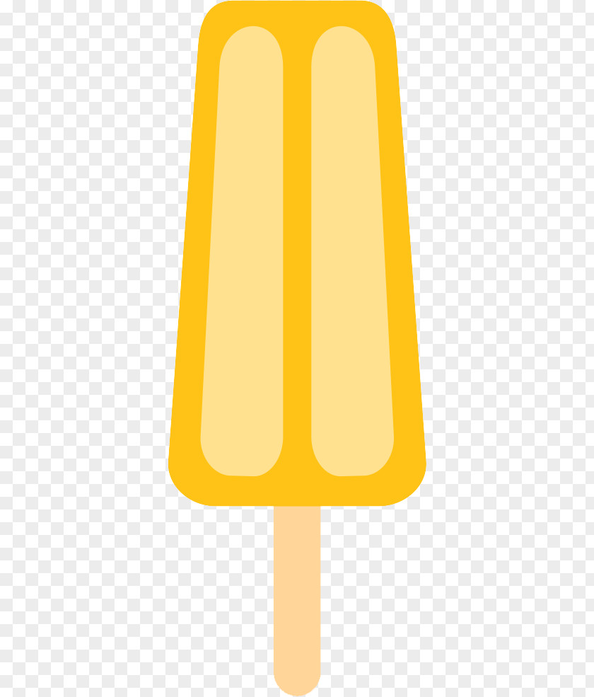 Ice Cream Pop Yellow Drawing PNG