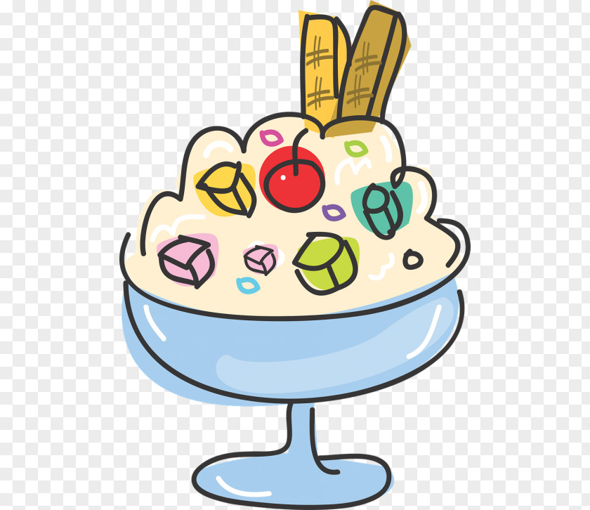 Icing Cake Ice Cream Background PNG