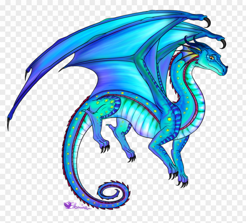 Ocean Fish Wings Of Fire Nightwing Drawing Winter Turning Dragon PNG
