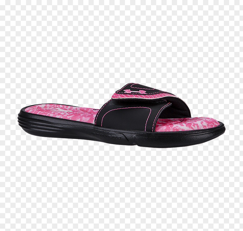Pink Under Armour Tennis Shoes For Women Slipper Flip-flops Sandal Shoe Slide PNG