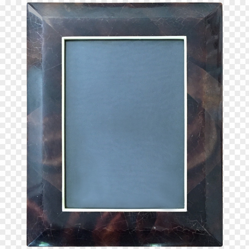 Shell Frame Picture Frames Teal Rectangle PNG