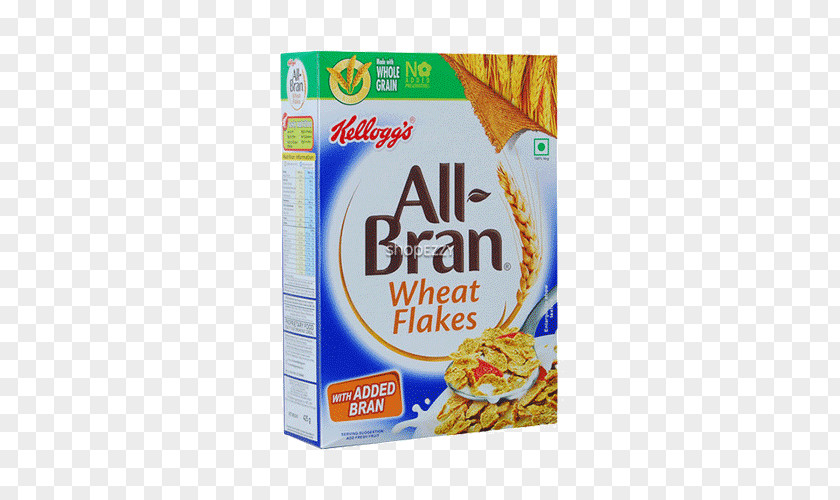 Wheat Kellogg's All-Bran Complete Flakes Corn Breakfast Cereal PNG
