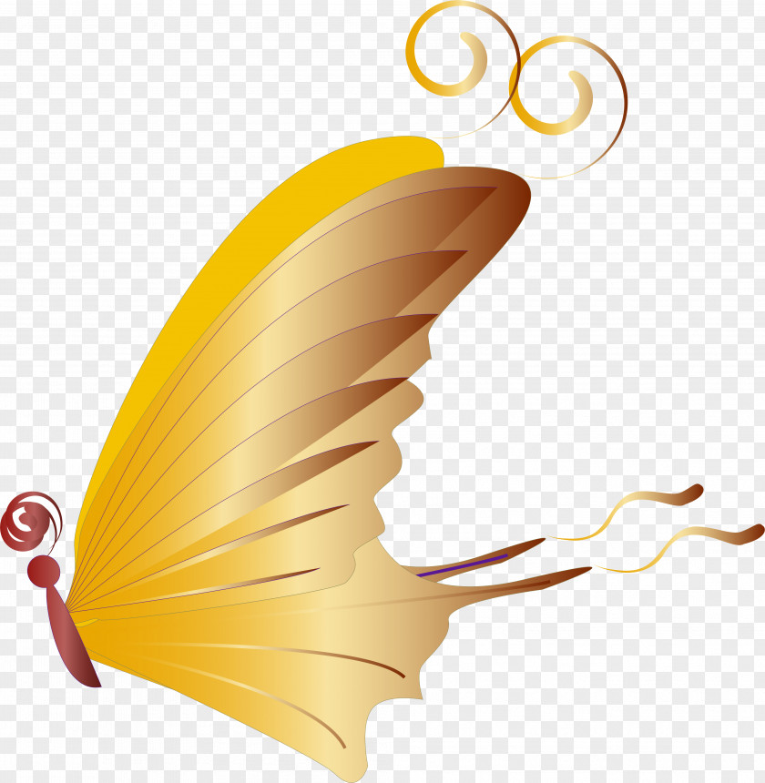 Yellow Butterfly IFolder Butterflies And Moths Insect Clip Art PNG
