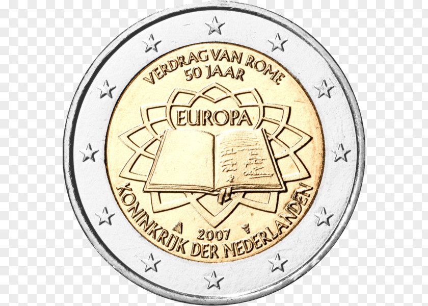 Yer Piazza Del Campidoglio Netherlands 2 Euro Coin Dutch Coins PNG