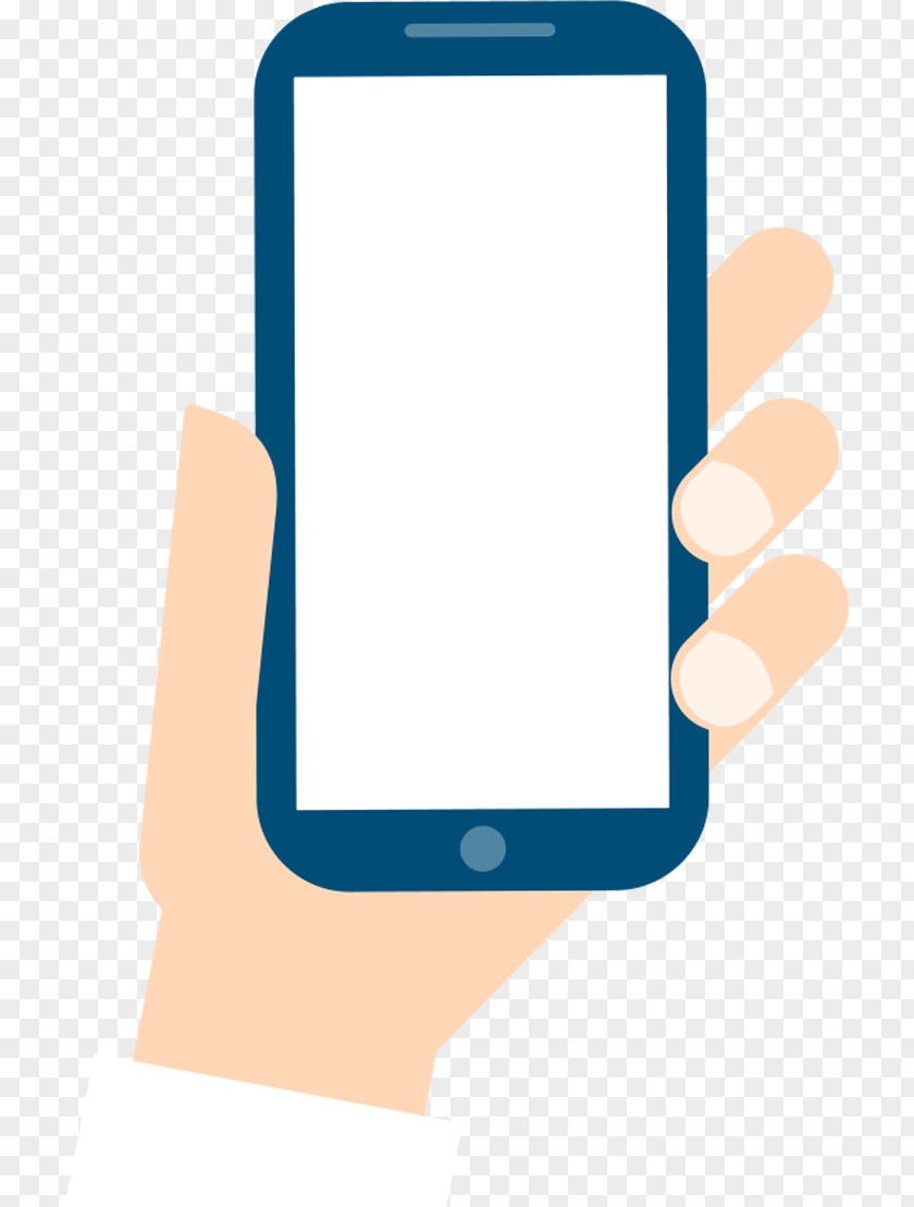 Hand Phone Smartphone Mobile Cartoon PNG