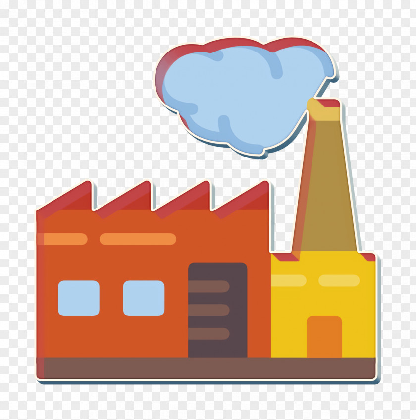 House Factory Icon Pollution Industry PNG