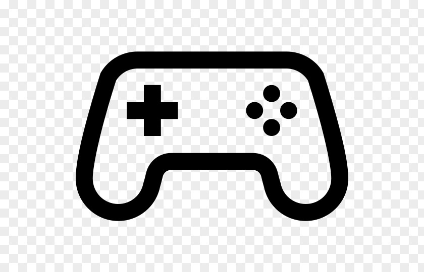M Video Games LogoFree Button Clip Art Joystick Black & White PNG