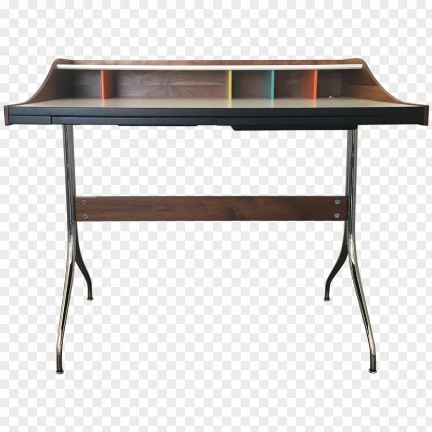 Table Desk Mid-century Modern Herman Miller PNG