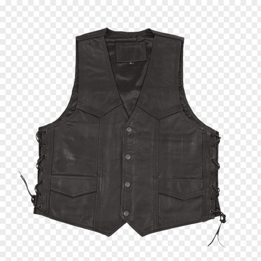 Vest Gilets Waistcoat Leather Glove Sleeve PNG