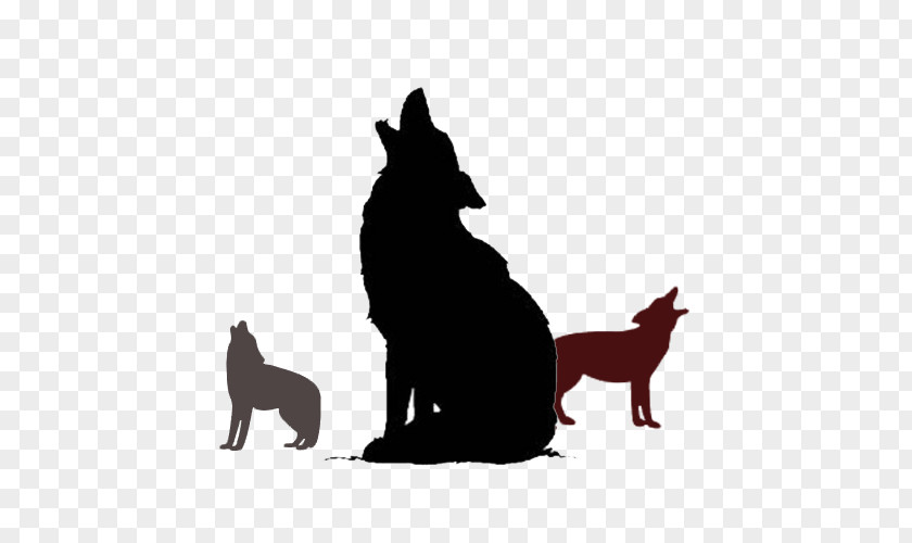 Animal Silhouettes Clip Art Wolf Image PNG