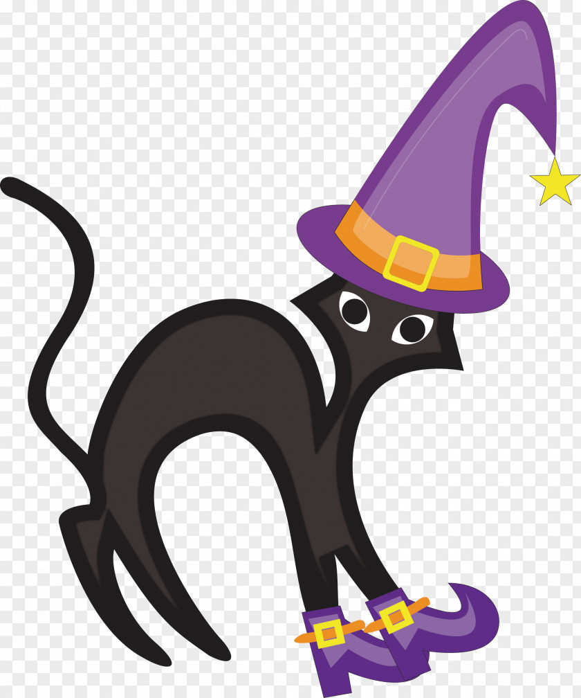 Cat Vector Halloween Clip Art PNG
