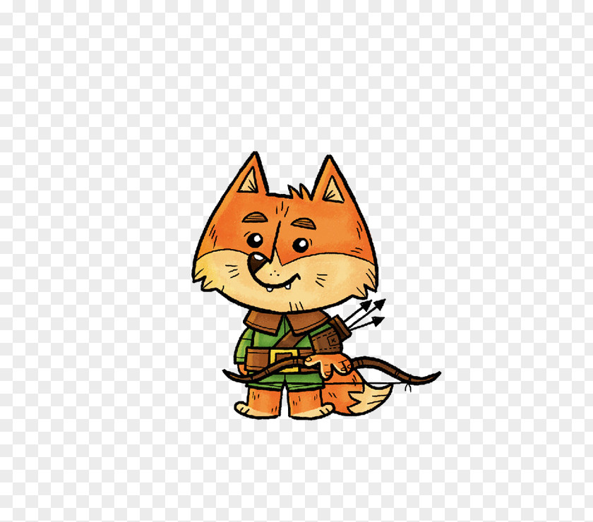 Fox Soldiers Cat Illustration PNG