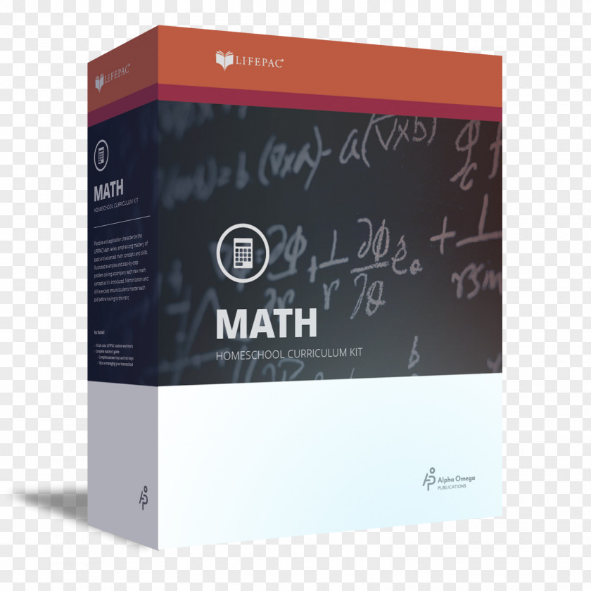 Mathematics Lifepac Math Grade 10: Home School Curriculum Kit Sixth Seventh Education PNG