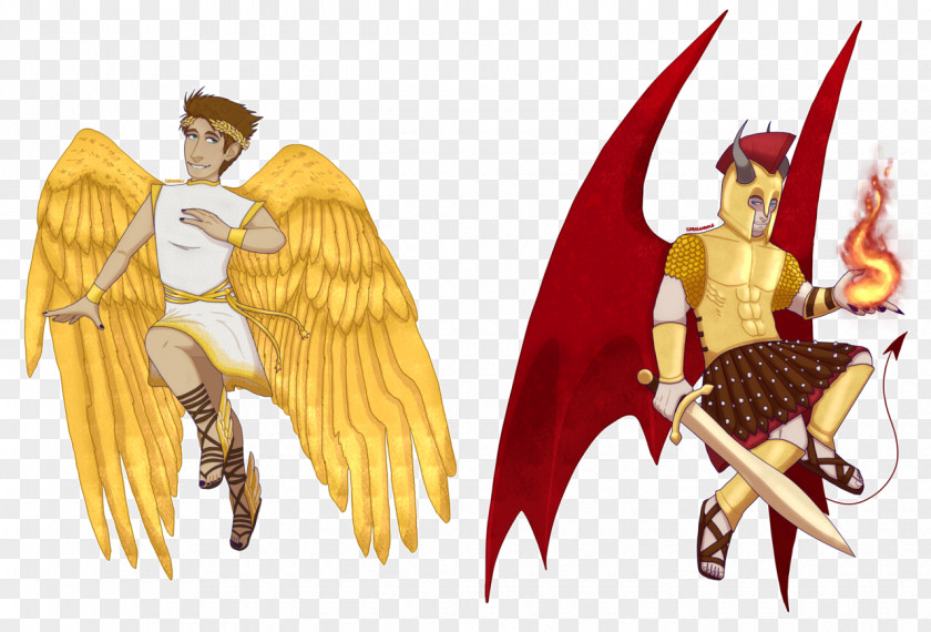 Wing Angel Cartoon PNG