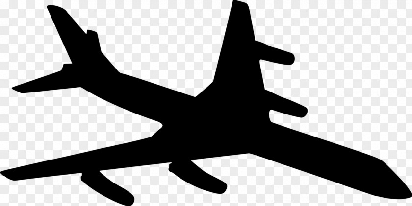 Airplane Aircraft Silhouette Clip Art PNG