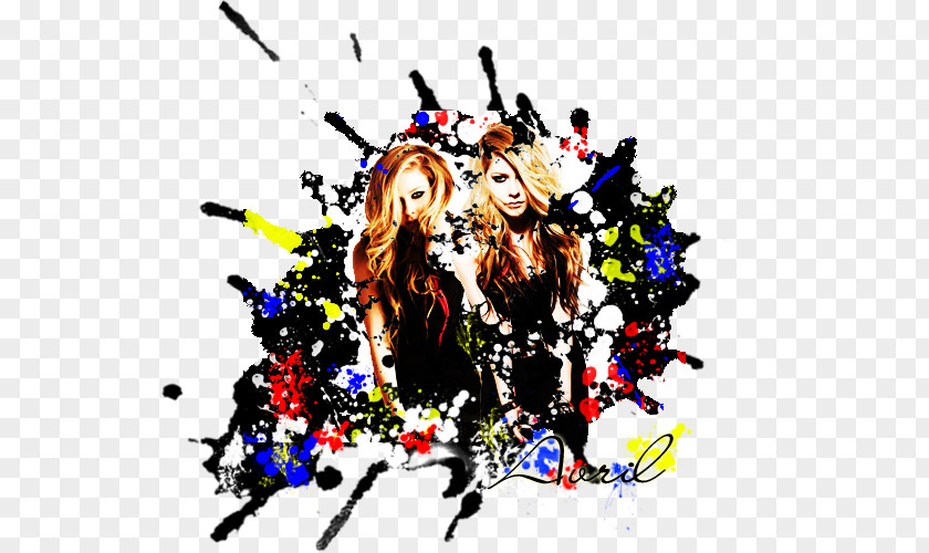 Avril Lavigne Graphic Design Art Desktop Wallpaper PNG