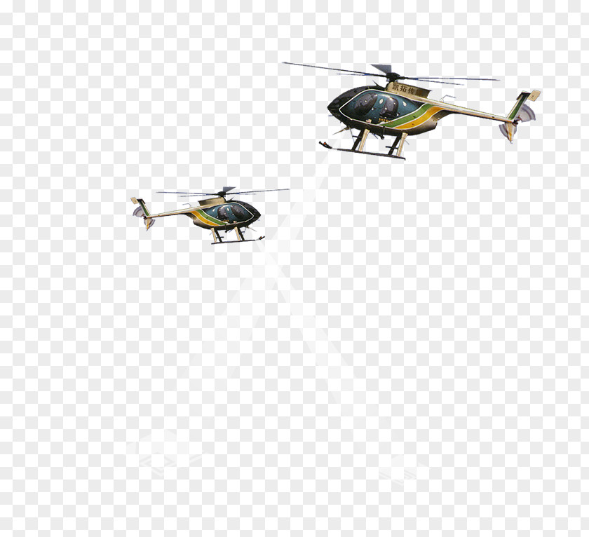 Two Helicopters Helicopter Rotor Aircraft Download PNG