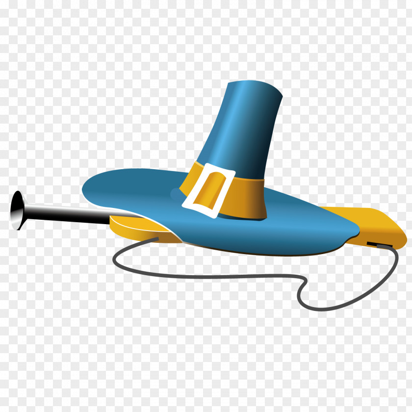 Blue Hat Thanksgiving Cornucopia Clip Art PNG