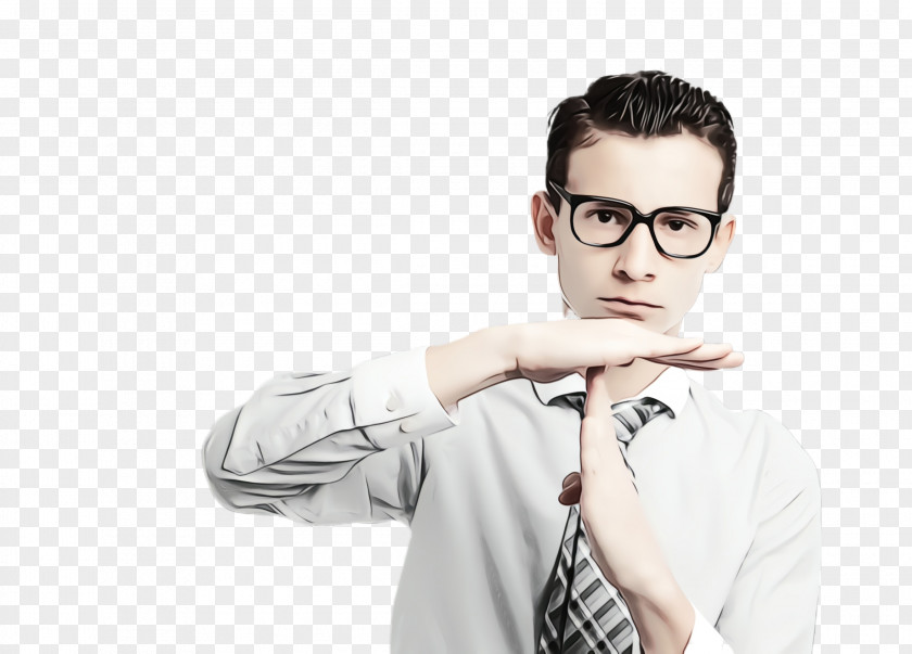 Cheek Shoulder Glasses PNG